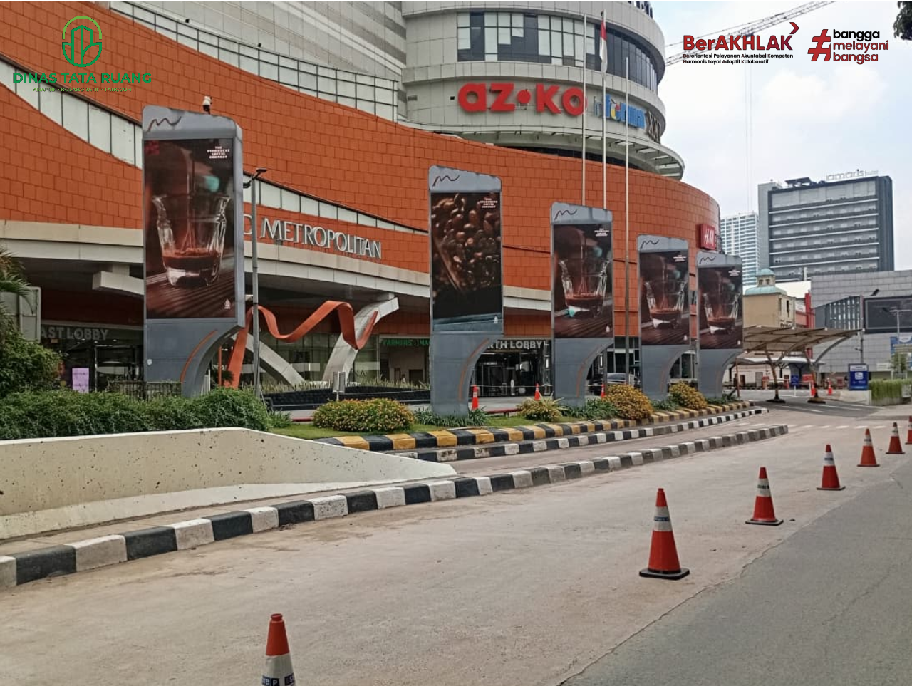 Tinjau Lapangan Permohonan Keterangan Rencana Kota (KRK) Peruntukan Tiang Reklame